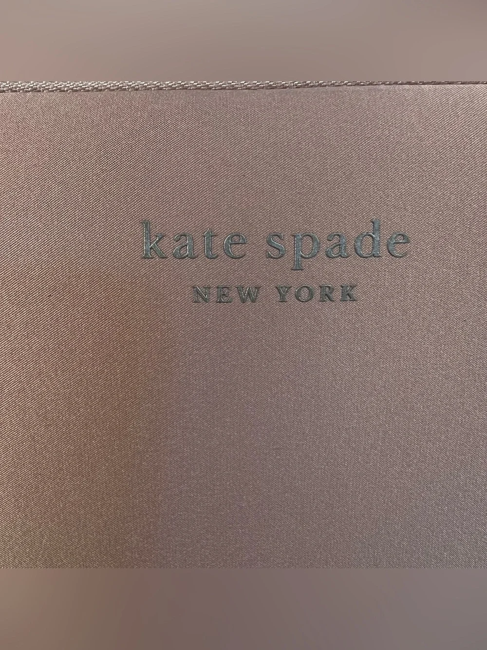 Kate Spade Laptop Case Pale Pink Zip Top Soft Interior